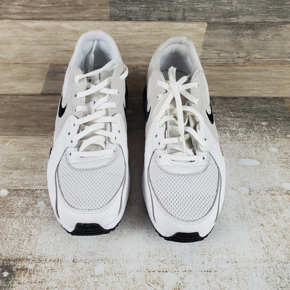 Nike Air Max Excee Womens Shoes Sz 7.5 Summit White Hemp Black Lace Up Sneakers - Picture 2 of 11